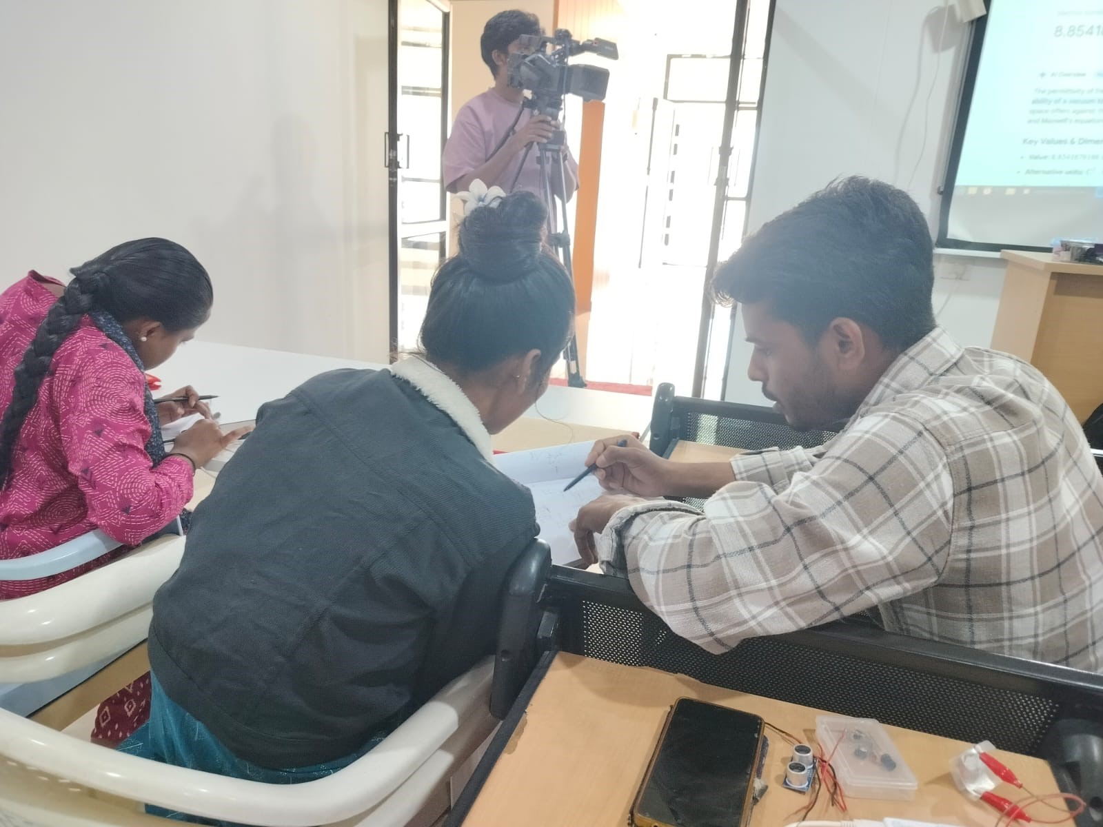 Interactive learning session