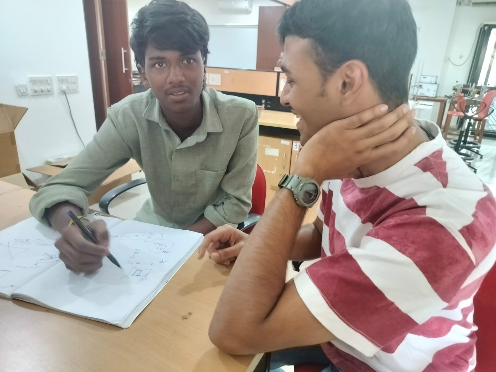 One-on-one discussions